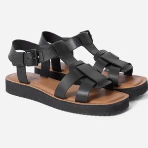 Everlane Fisherman Sandal - Black - Size 9